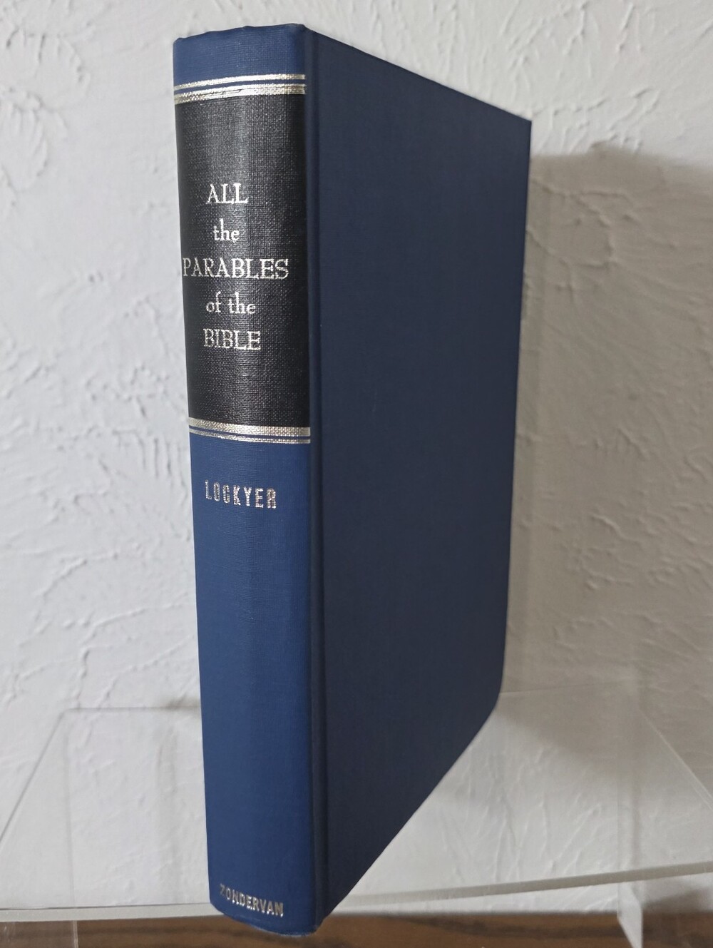 Vintage 1979 All the Parables of the Bible Hardcover Herbert Lockyer Zondervan